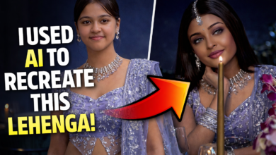 Lavender Blue Lehenga Photo Editing with Cinematic Bollywood Look BTW9