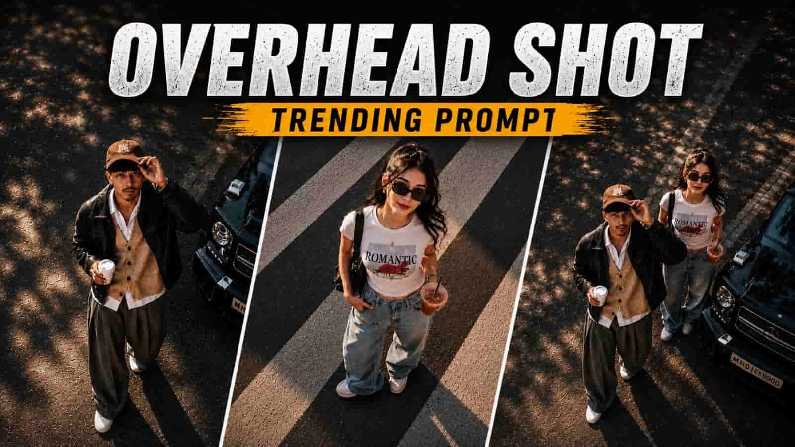 Cinematic Overhead Shot AI Photo Editing