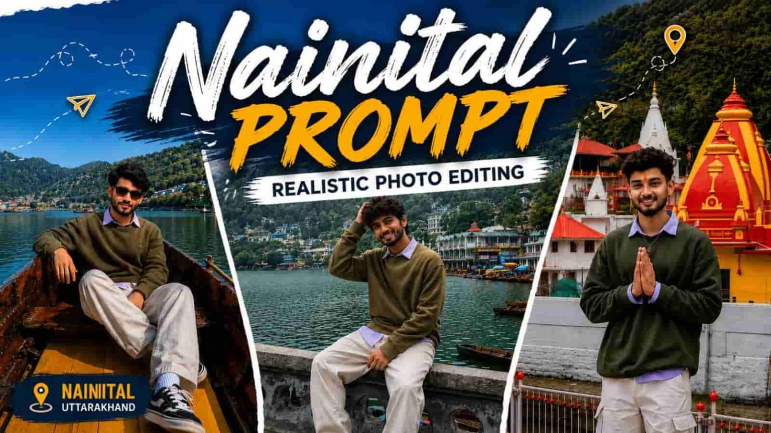Viral Nainital Travel AI Photo Editing (2026) | Free AI Prompt