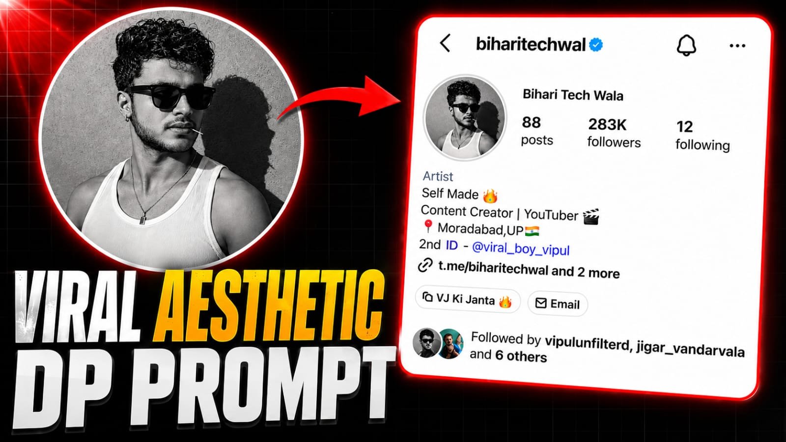 Viral Aesthetic DP Editing Prompt